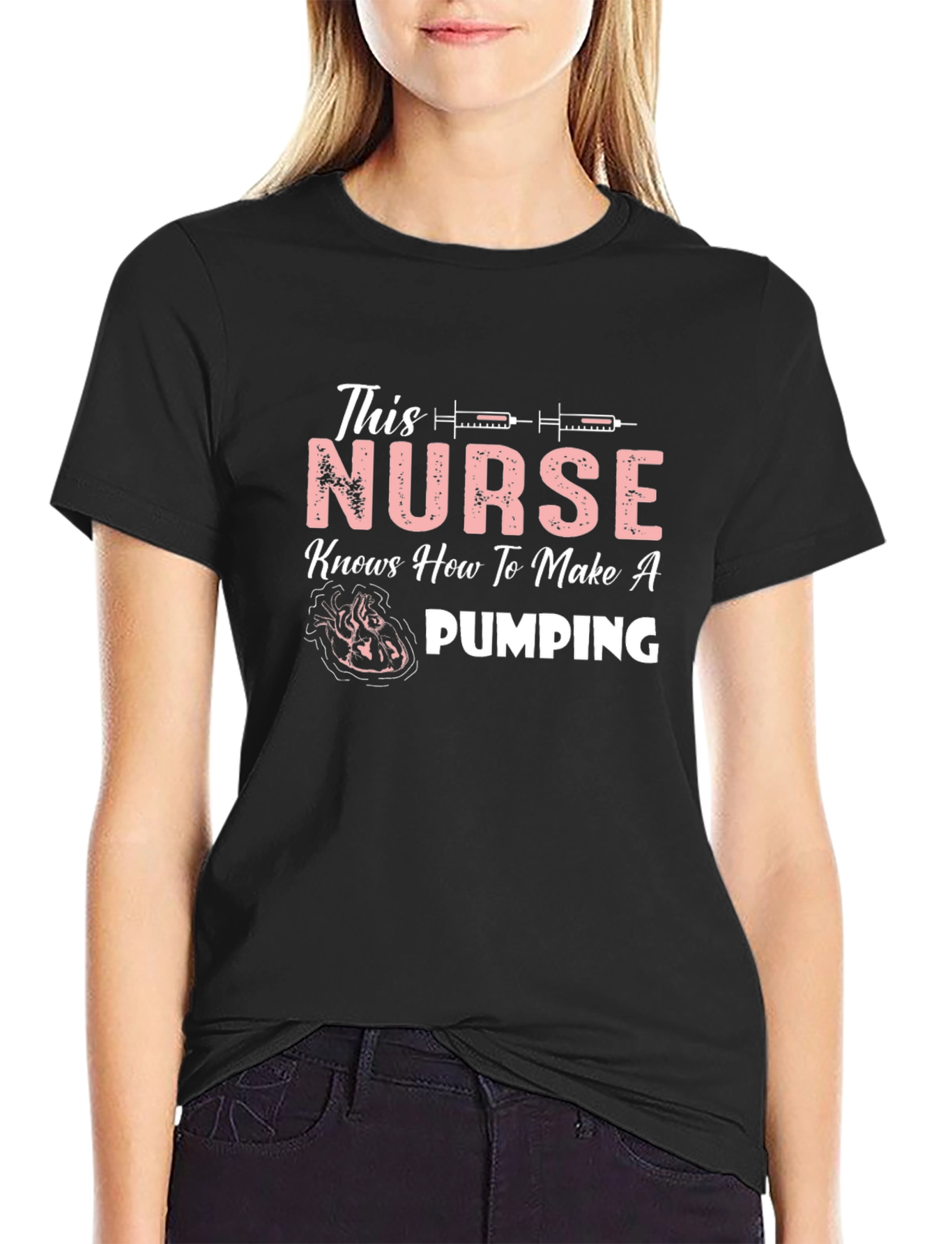 Nurse Pumping T-Shirt - Funny Healthcare Apparel