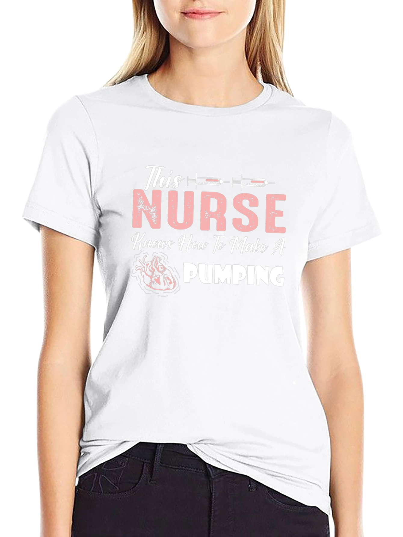Nurse Pumping T-Shirt - Funny Healthcare Apparel