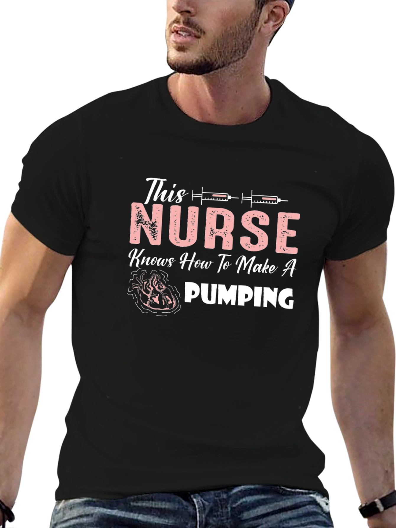 Nurse Pumping T-Shirt - Funny Healthcare Apparel