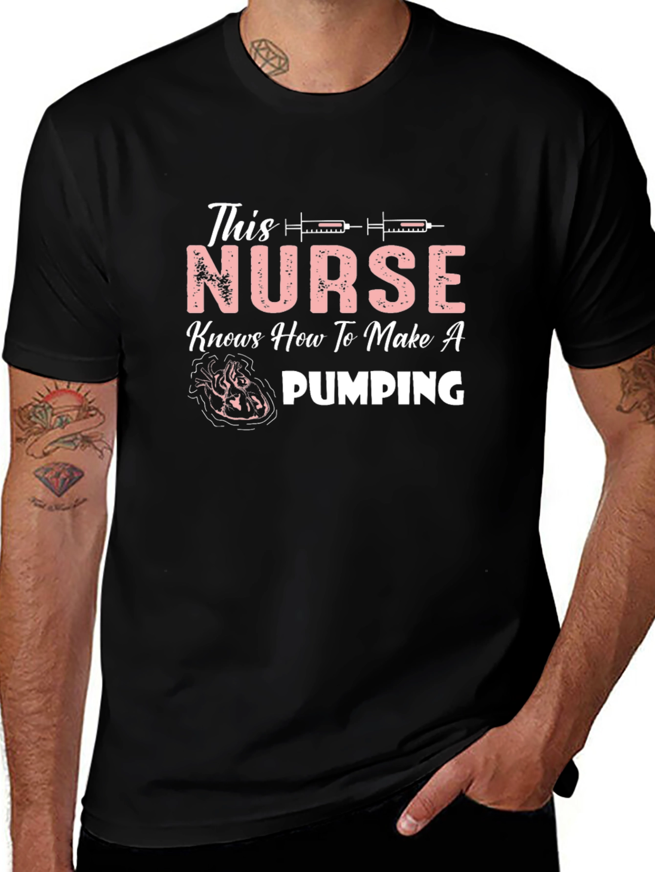Nurse Pumping T-Shirt - Funny Healthcare Apparel