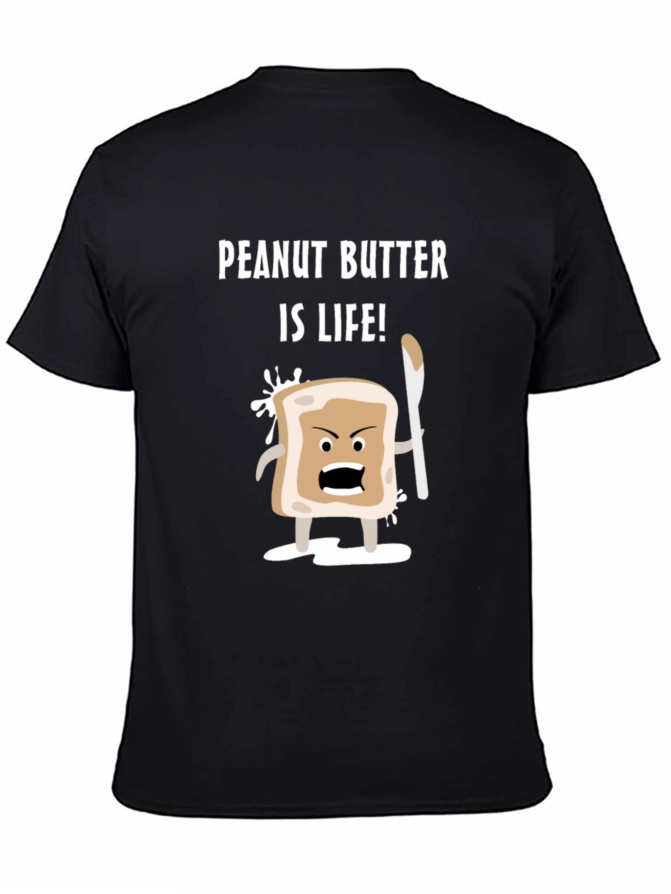 Peanut Butter Is Life! T-Shirt - Funny Foodie Tee