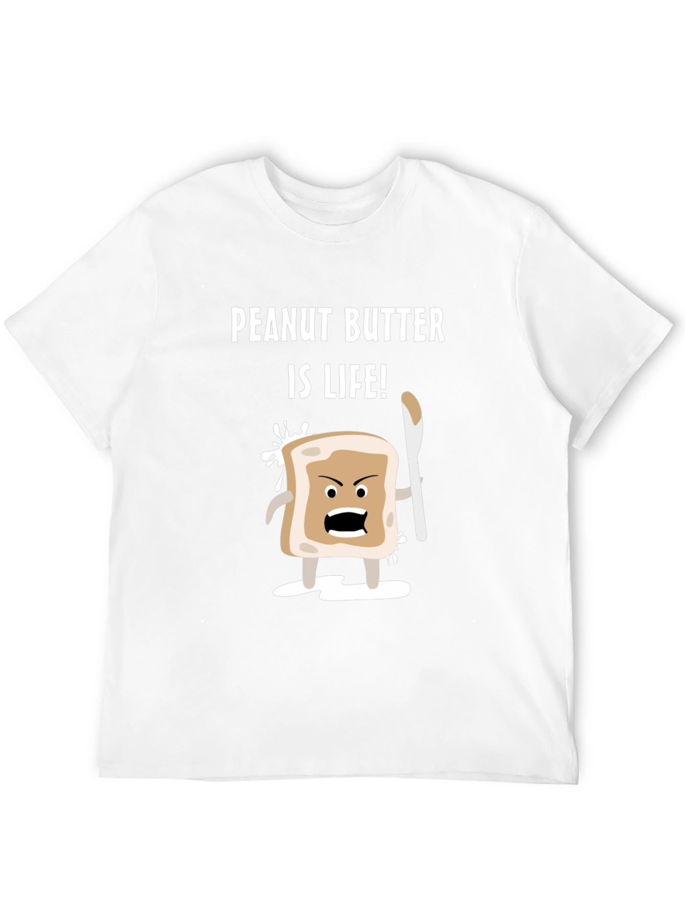 Peanut Butter Is Life! T-Shirt - Funny Foodie Tee