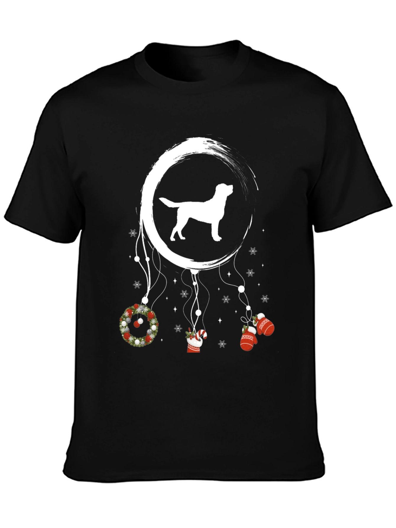 Dog Dreamcatcher Christmas T-Shirt