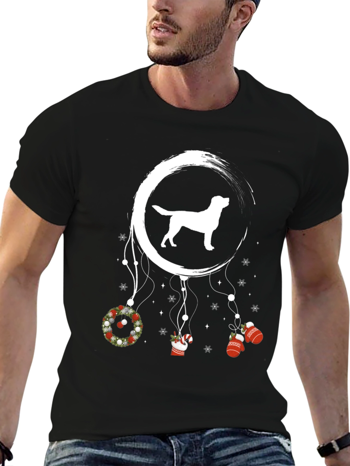 Dog Dreamcatcher Christmas T-Shirt