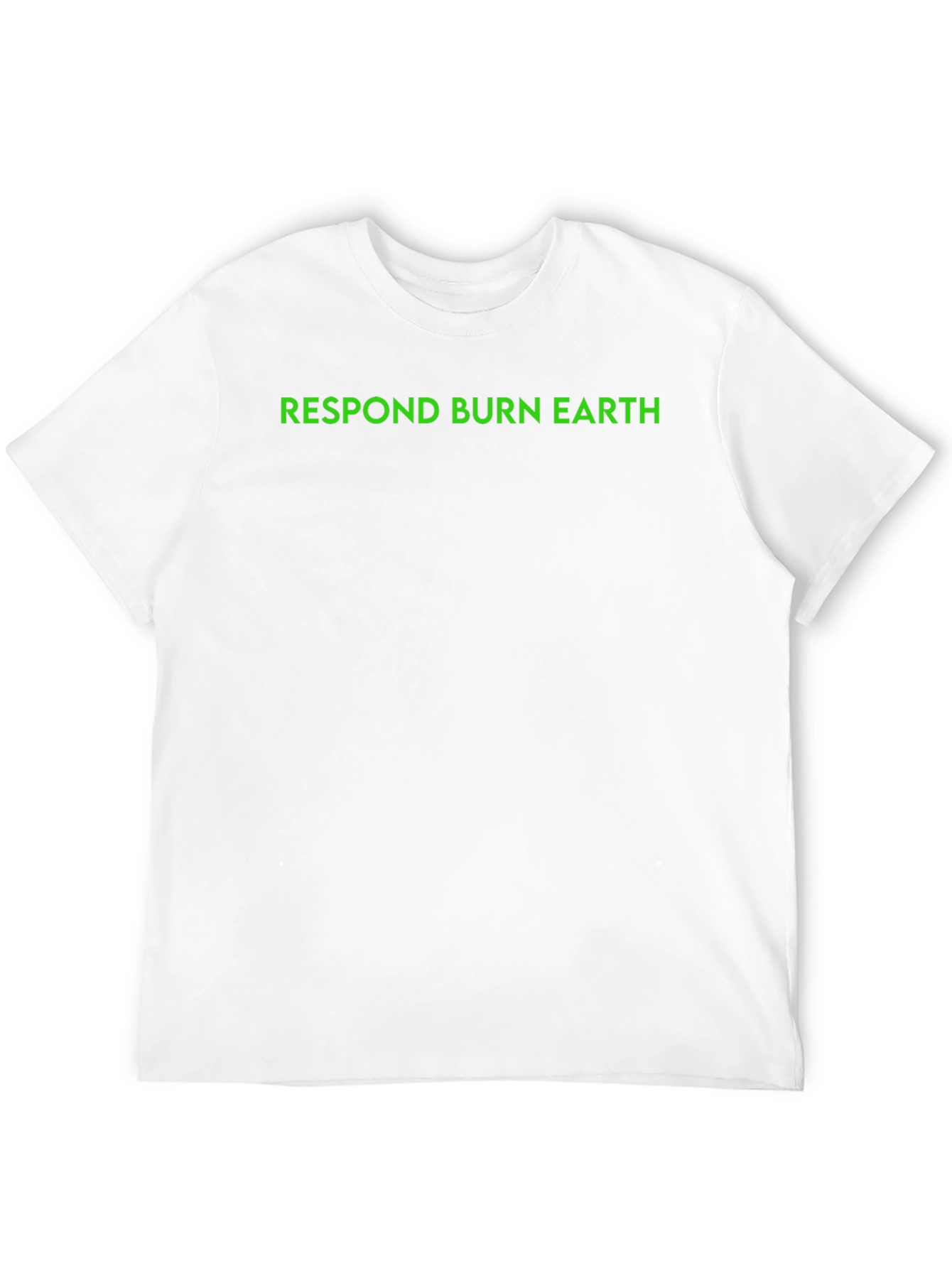 Respond Burn Earth Graphic Tee - Black