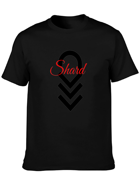 Shard Graphic Tee - Stylish Black Cotton T-Shirt
