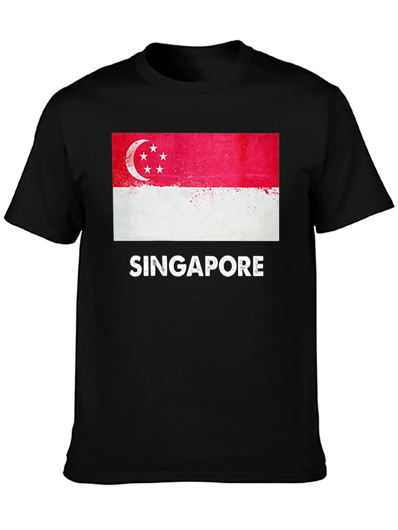 Singapore Flag T-Shirt - Patriotic Graphic Tee