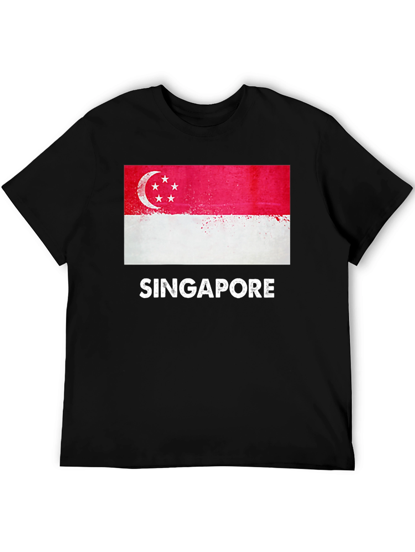 Singapore Flag T-Shirt - Patriotic Graphic Tee