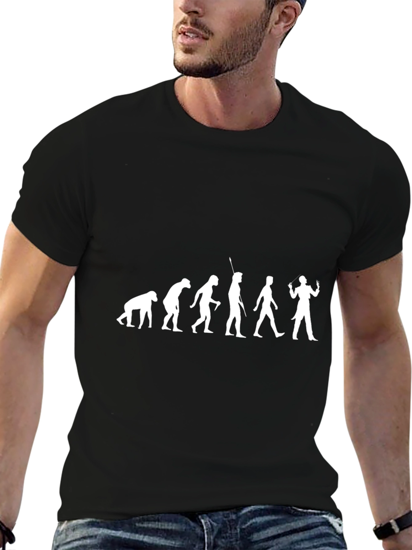 Evolution of Conductor Mens T-Shirt