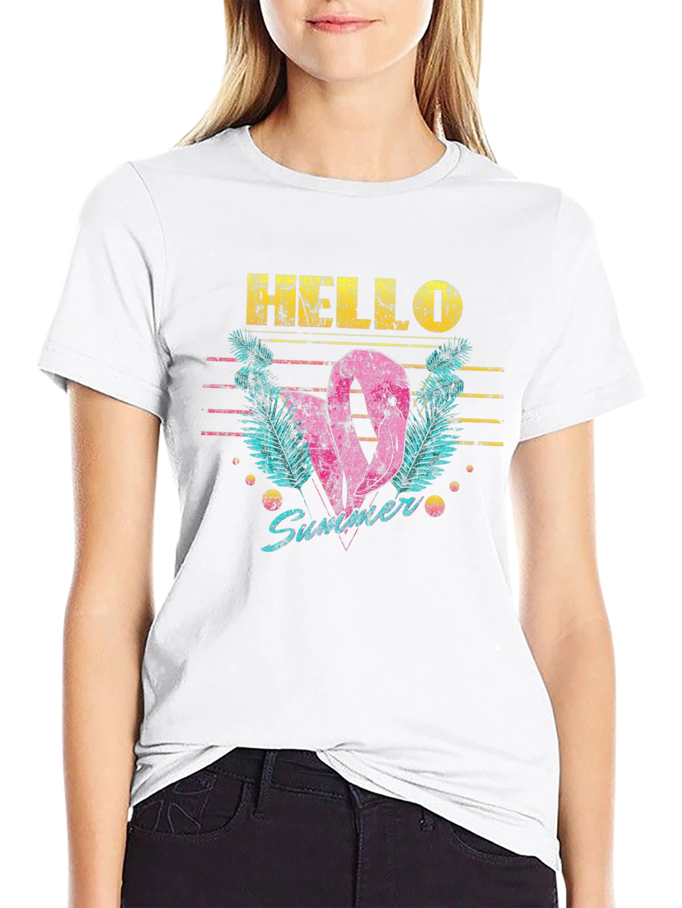 Hello Summer Graphic T-Shirt