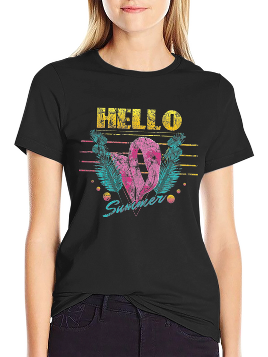 Hello Summer Graphic T-Shirt