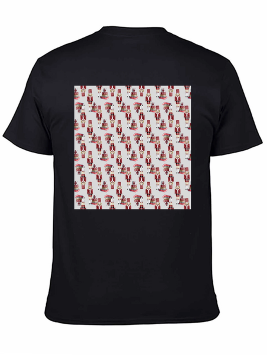 Festive Nutcracker Pattern T-Shirt