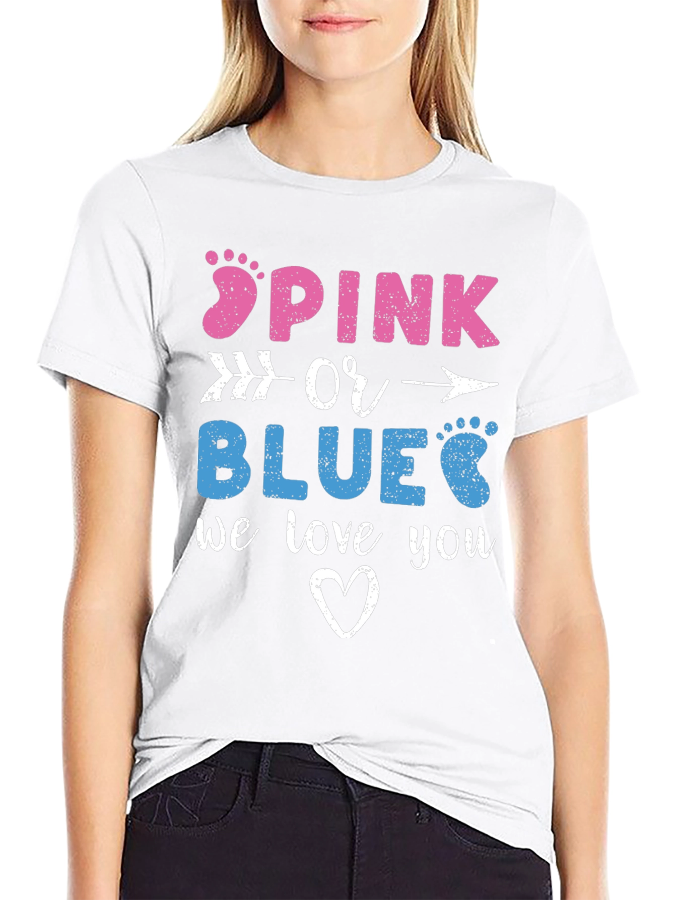 Pink or Blue Gender Reveal T-Shirt
