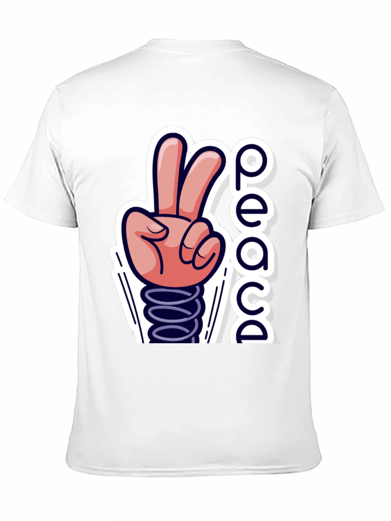 Peace Sign T-Shirt - Pop Art Hand Gesture