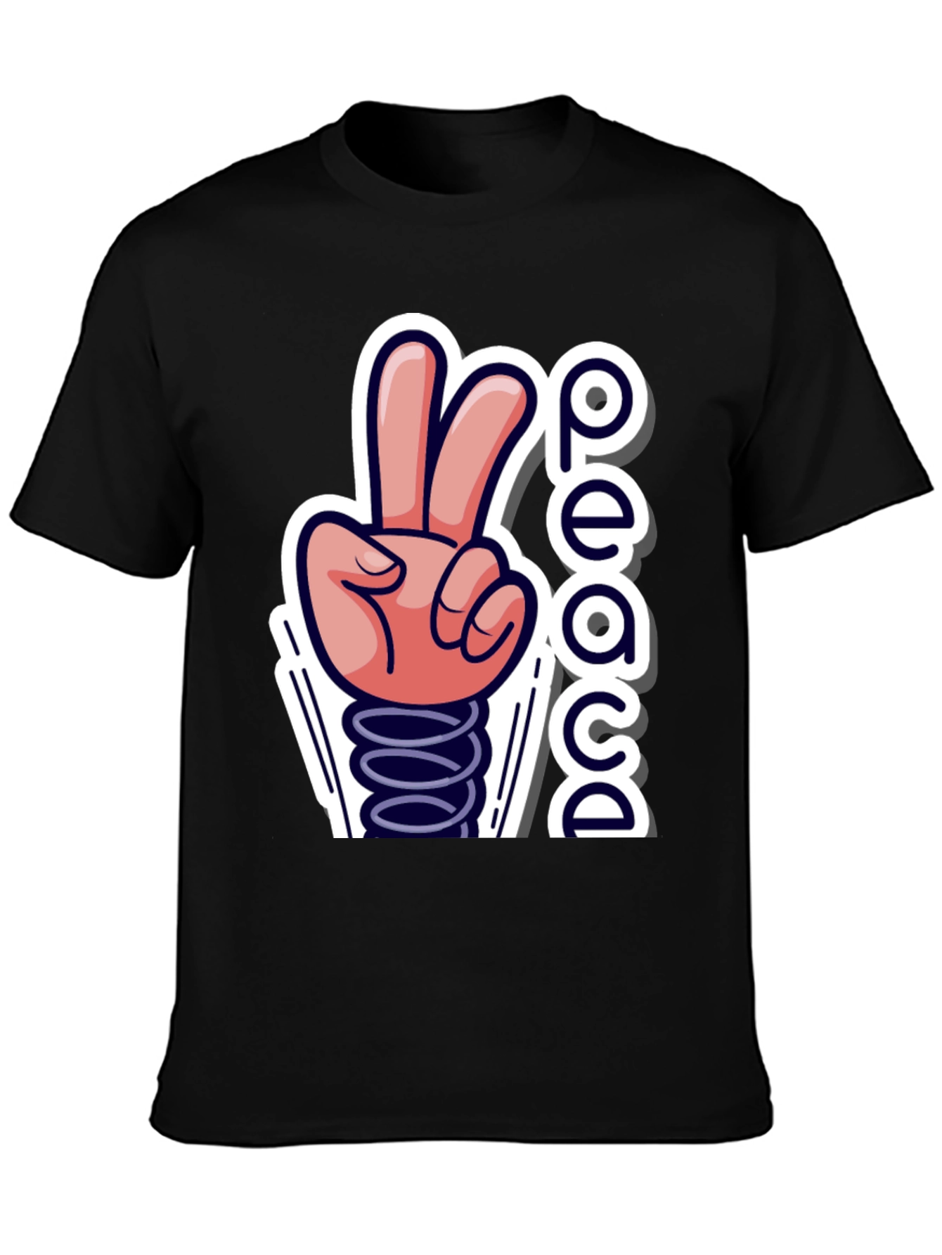 Peace Sign T-Shirt - Pop Art Hand Gesture