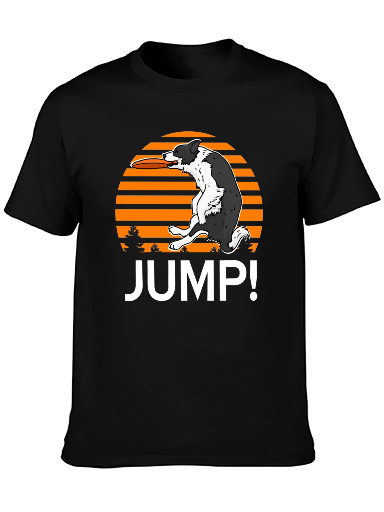 Dog Disc T-Shirt - Jump Frisbee