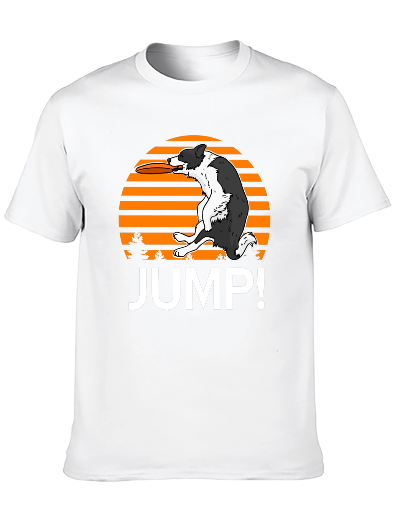 Dog Disc T-Shirt - Jump Frisbee