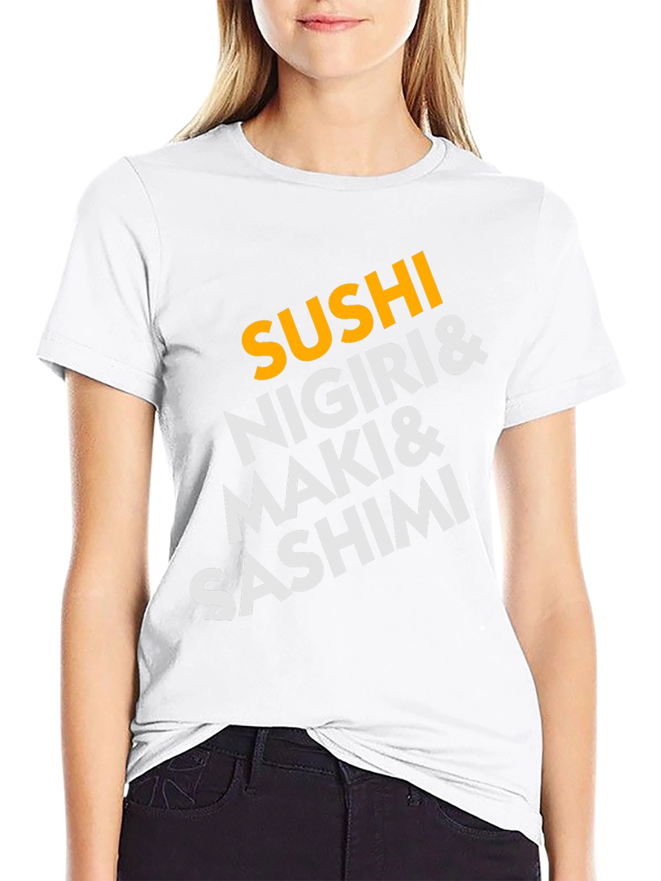 Sushi Lovers T-Shirt: Nigiri Maki & Sashimi!