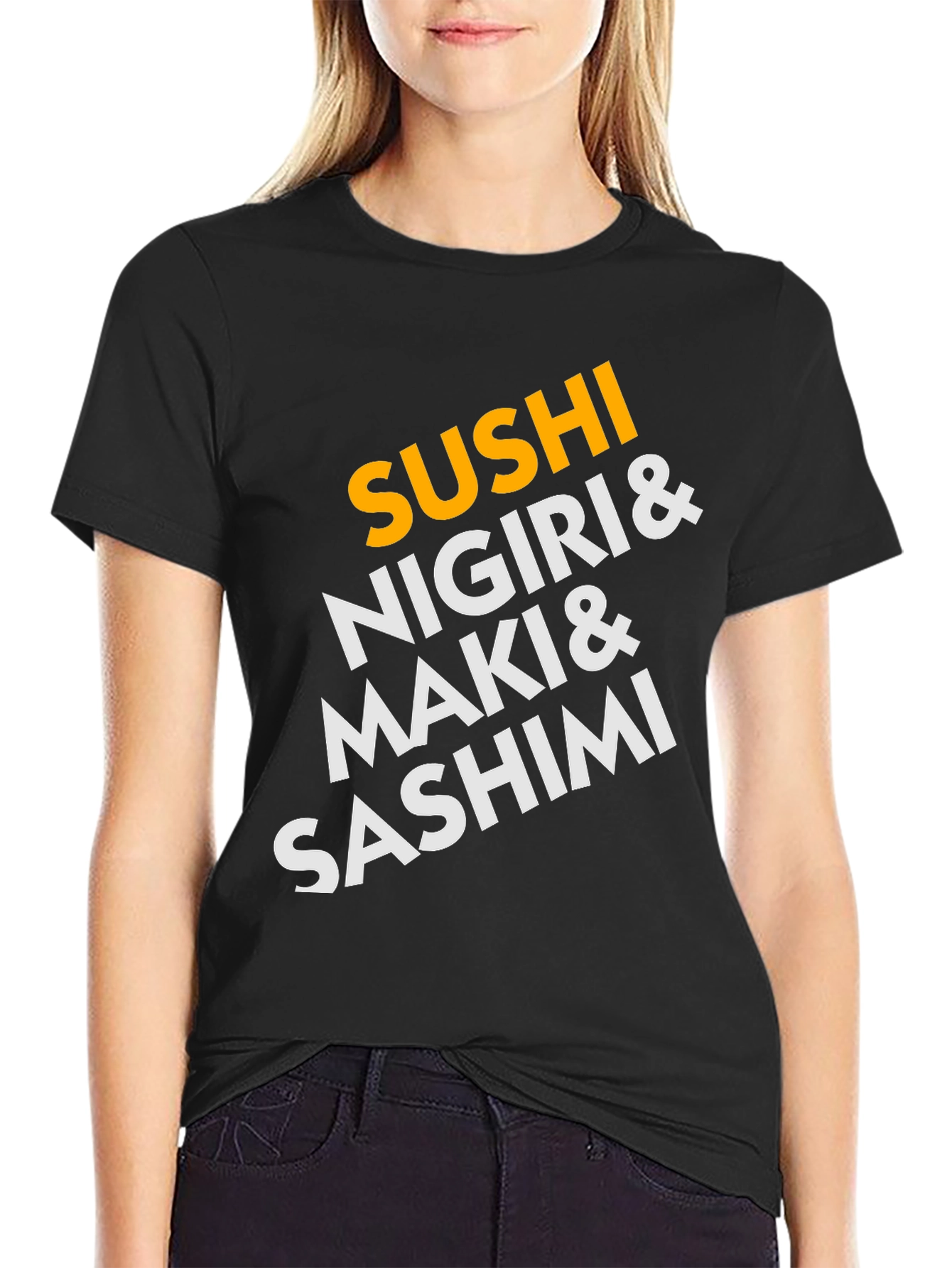 Sushi Lovers T-Shirt: Nigiri Maki & Sashimi!