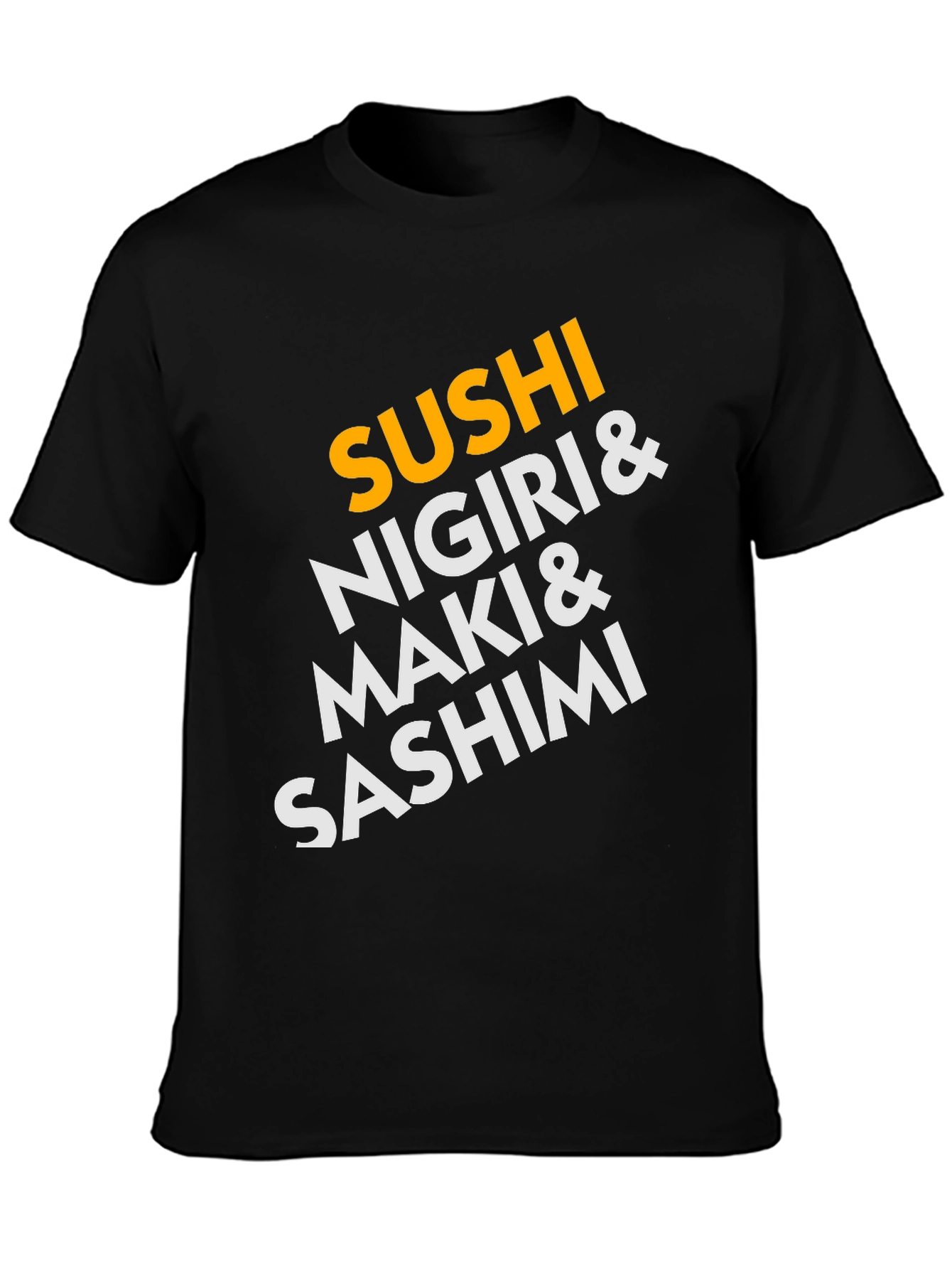 Sushi Lovers T-Shirt: Nigiri Maki & Sashimi!