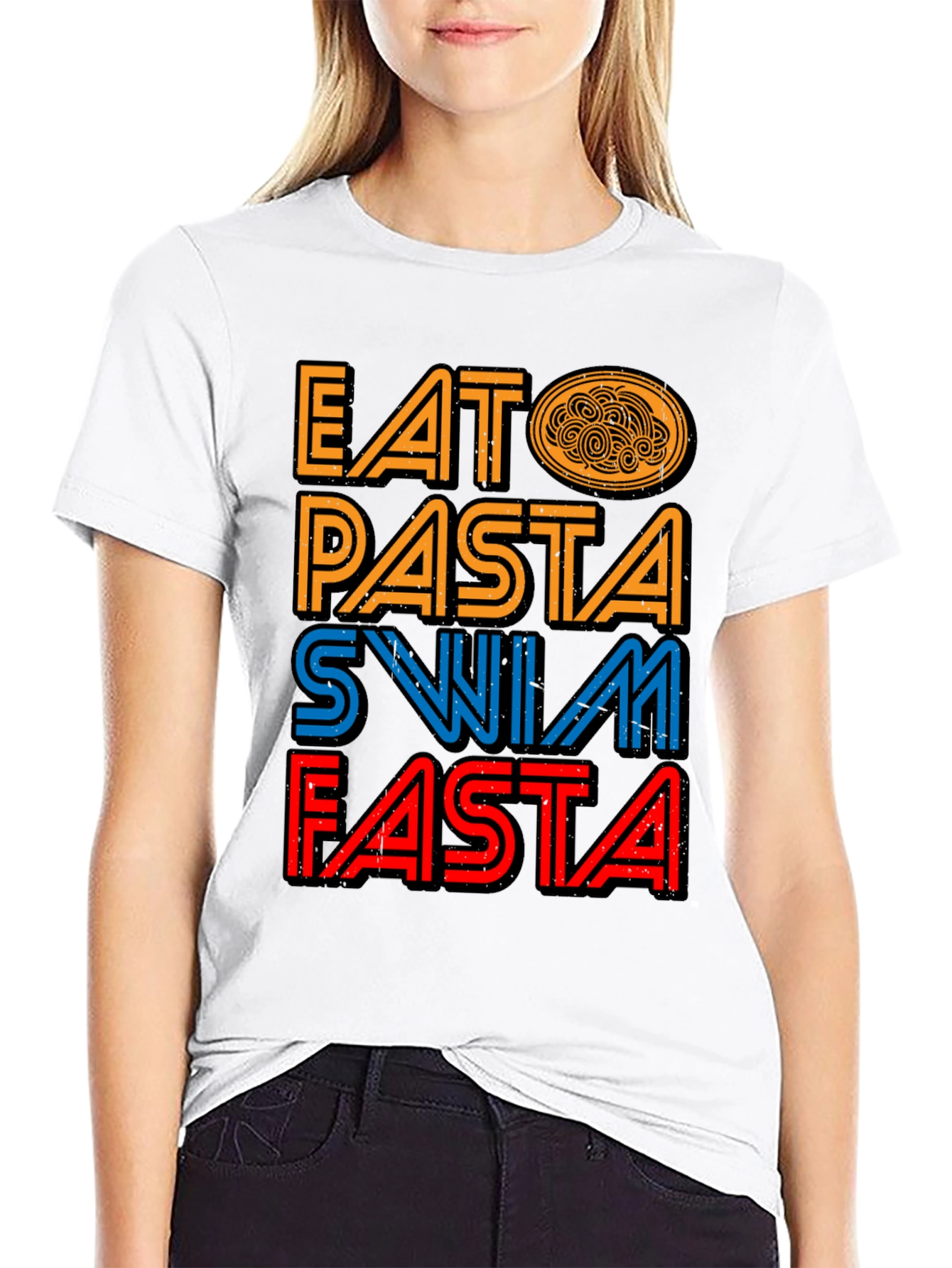 Eat Pasta Swim Fasta T-Shirt
