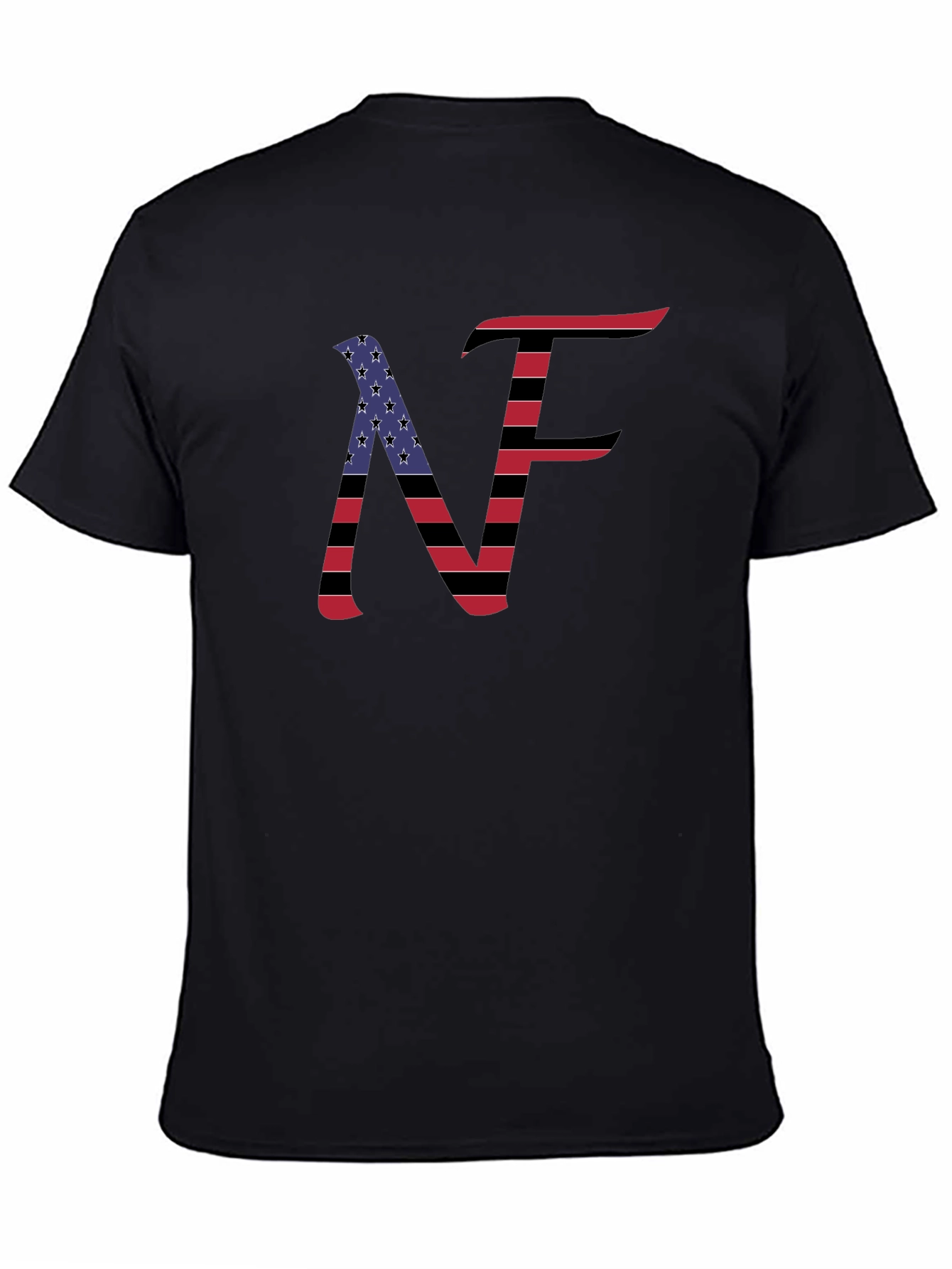 NF American Flag Style Graphic T-Shirt