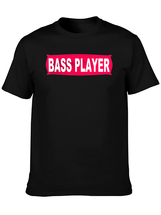 Bass Player Graphic Tee - Cool Musician T-Shirt
