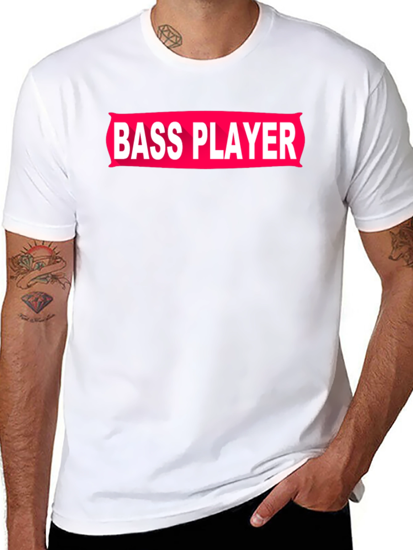 Bass Player Graphic Tee - Cool Musician T-Shirt
