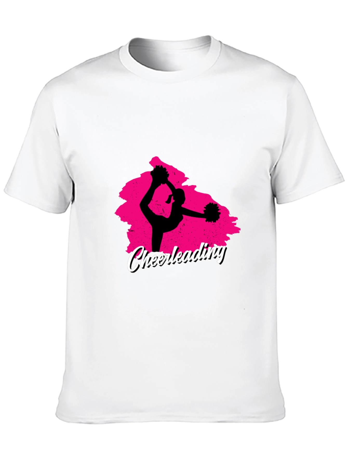 Cheerleading Black Graphic Tee