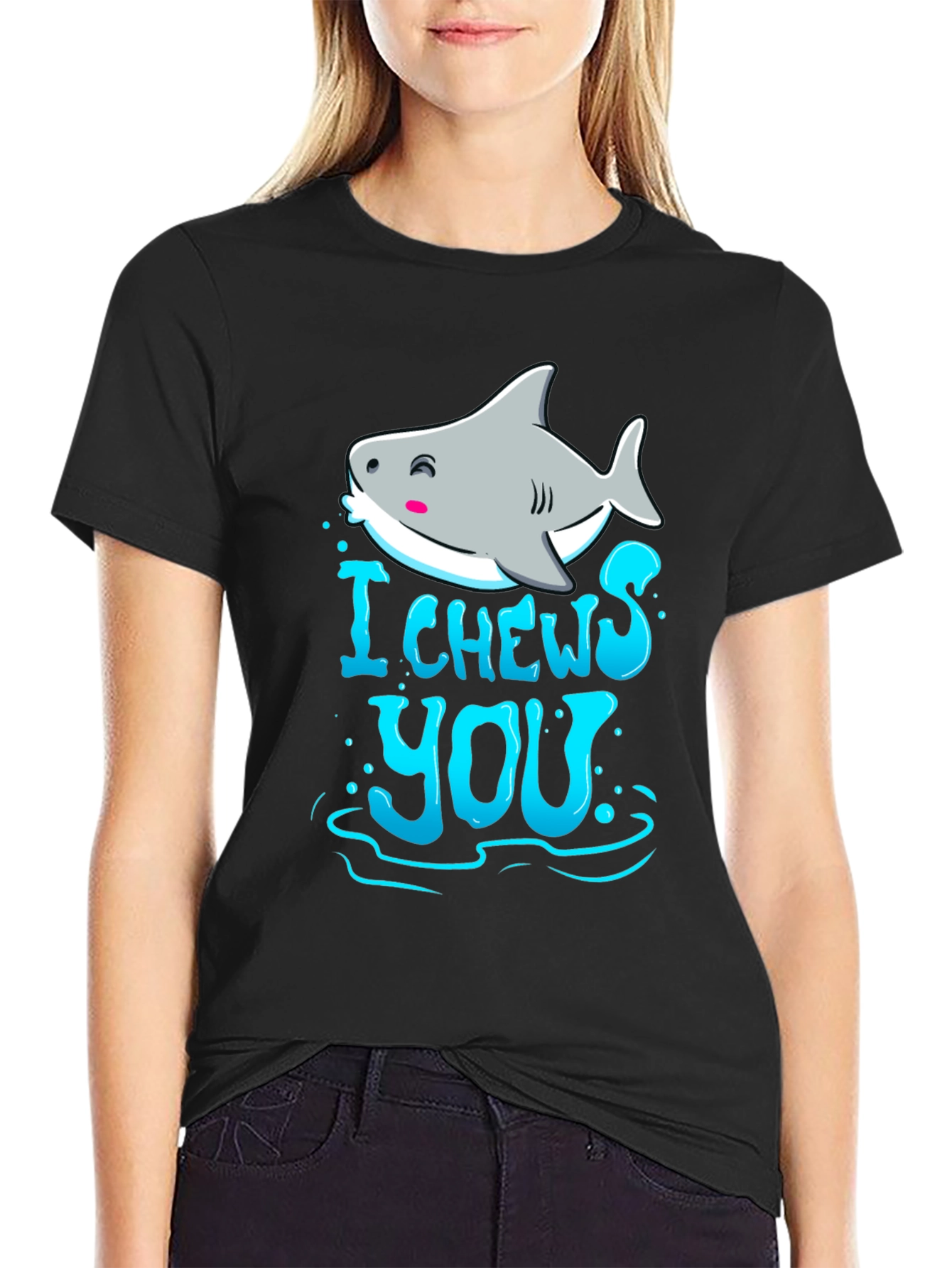 I Chews You Shark Graphic Tee