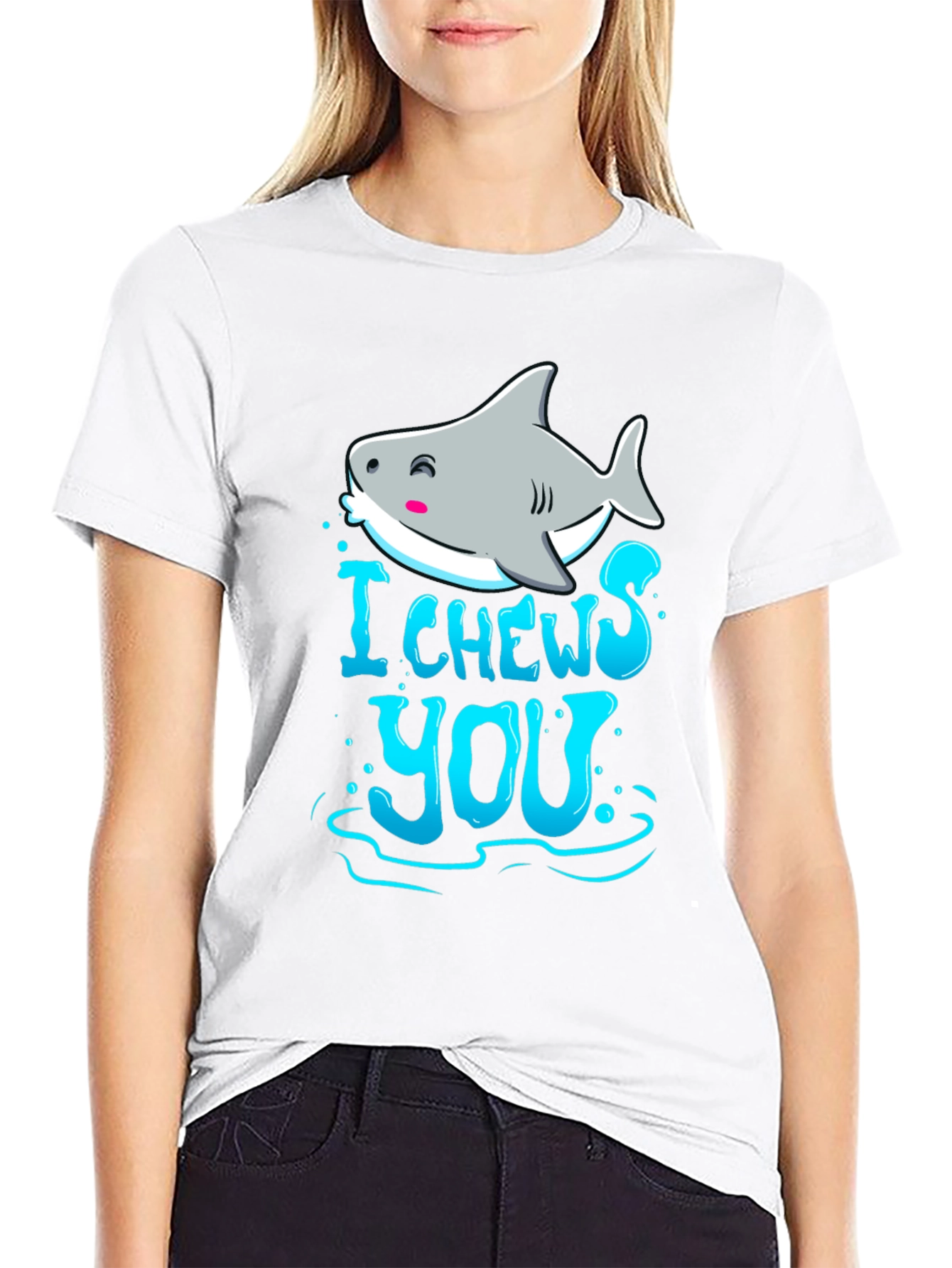 I Chews You Shark Graphic Tee