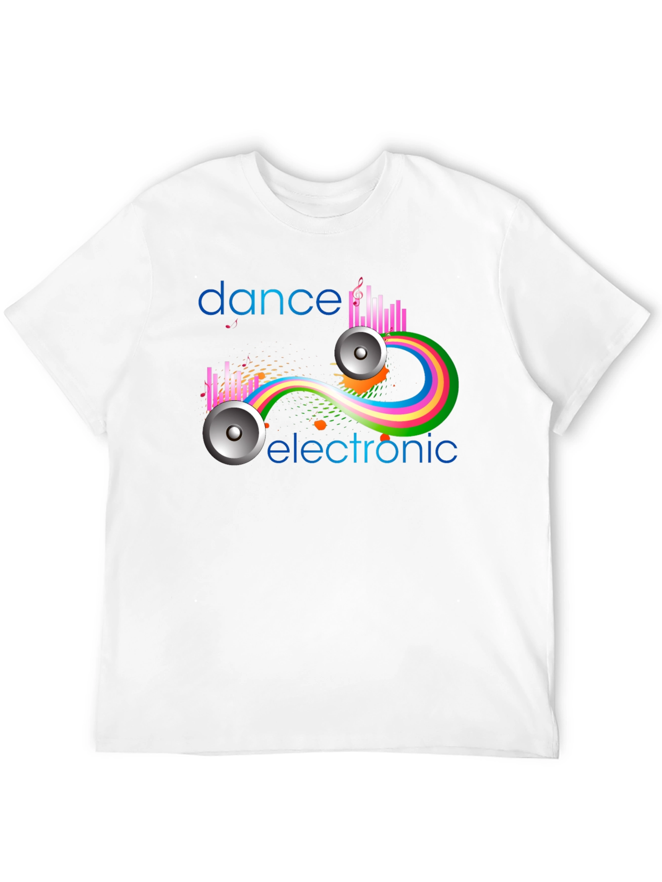 Dance Electronic Graphic Tee - Stylish Music Shirt