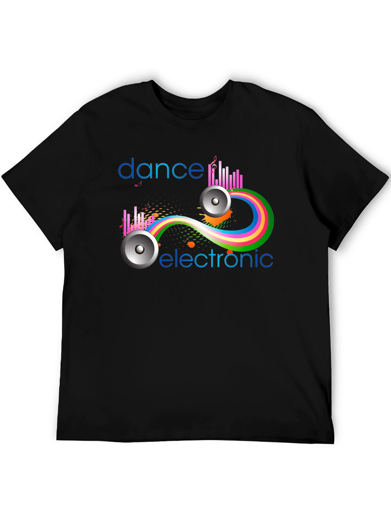 Dance Electronic Graphic Tee - Stylish Music Shirt