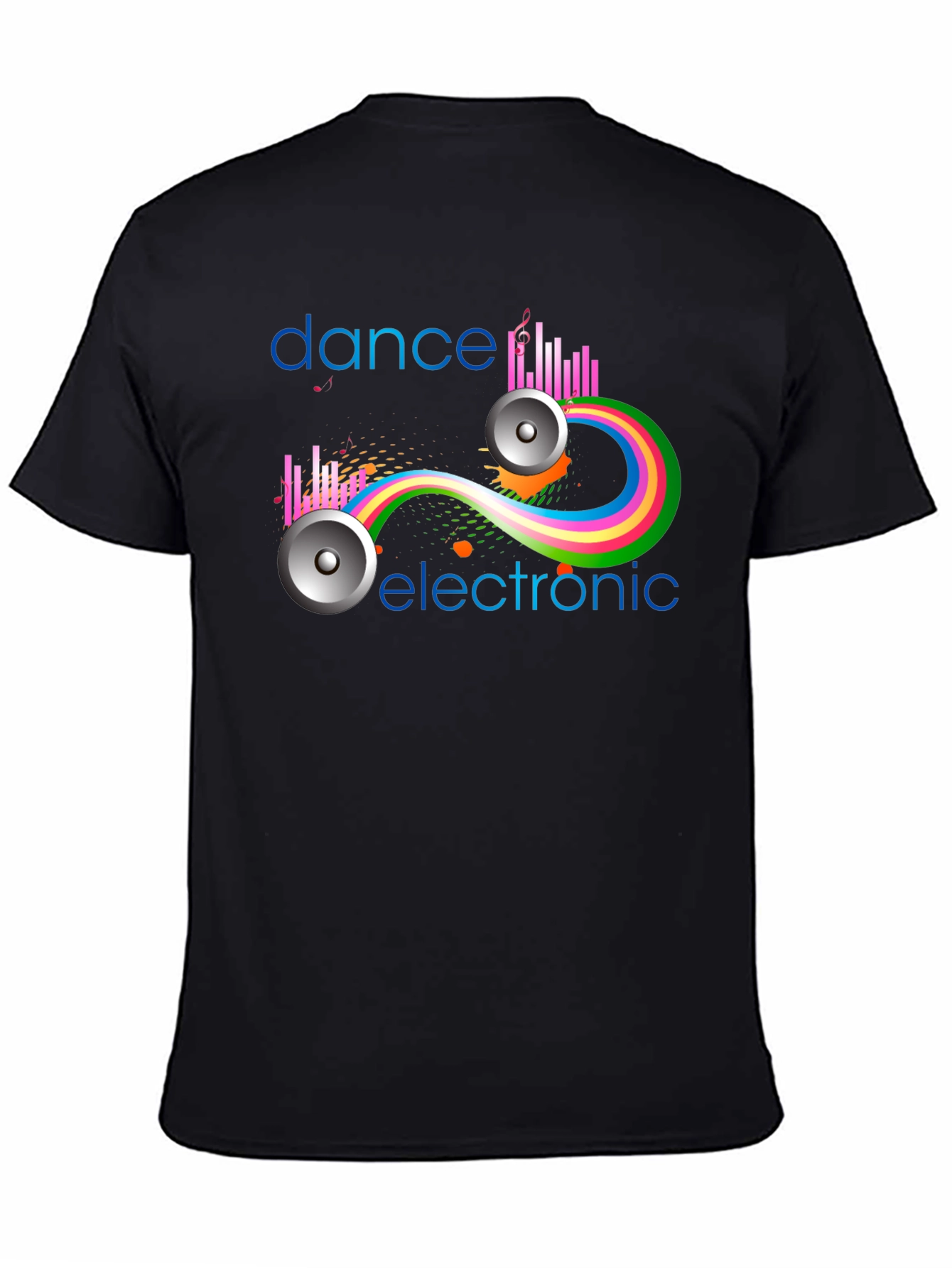 Dance Electronic Graphic Tee - Stylish Music Shirt
