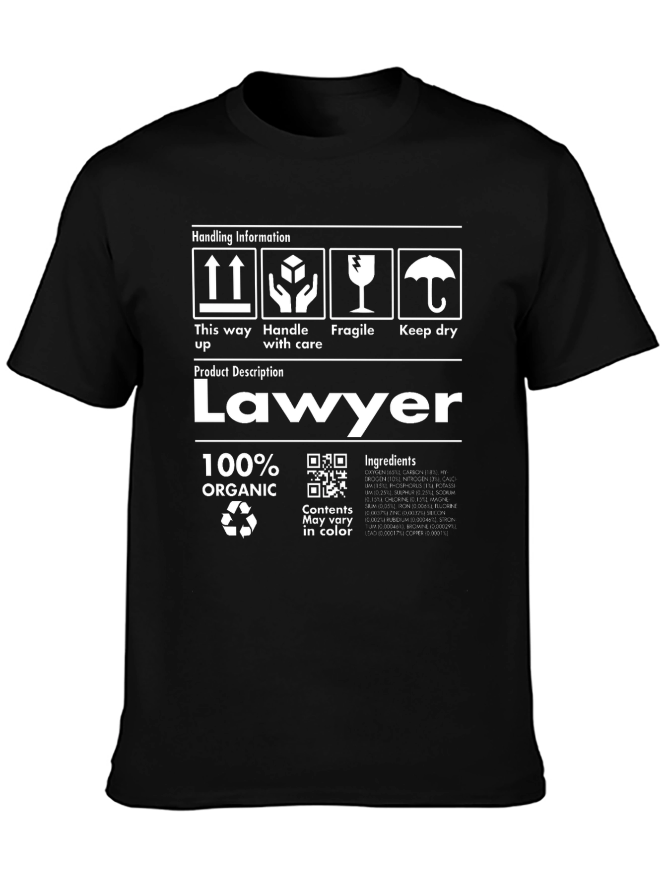 Lawyer Funny T-Shirt - Handle with Care