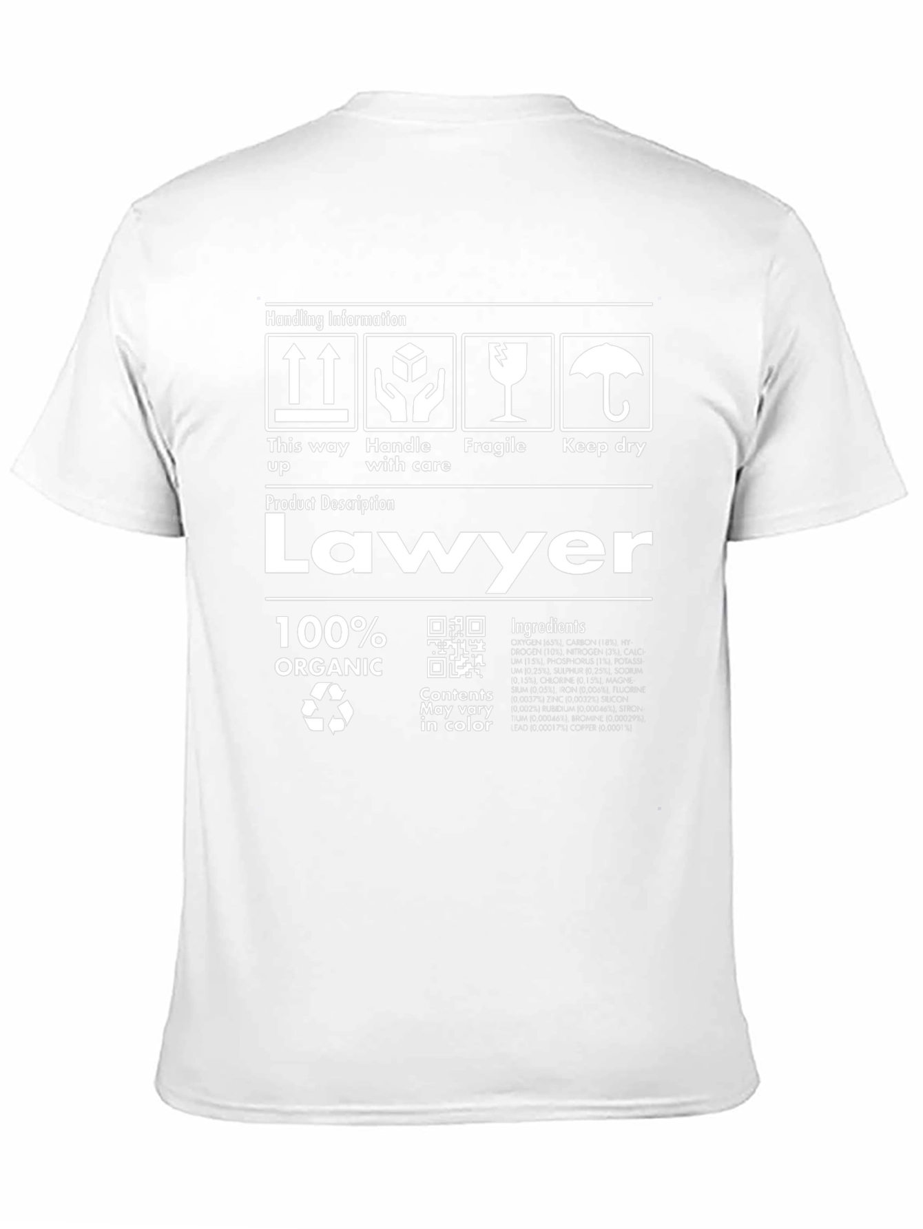 Lawyer Funny T-Shirt - Handle with Care