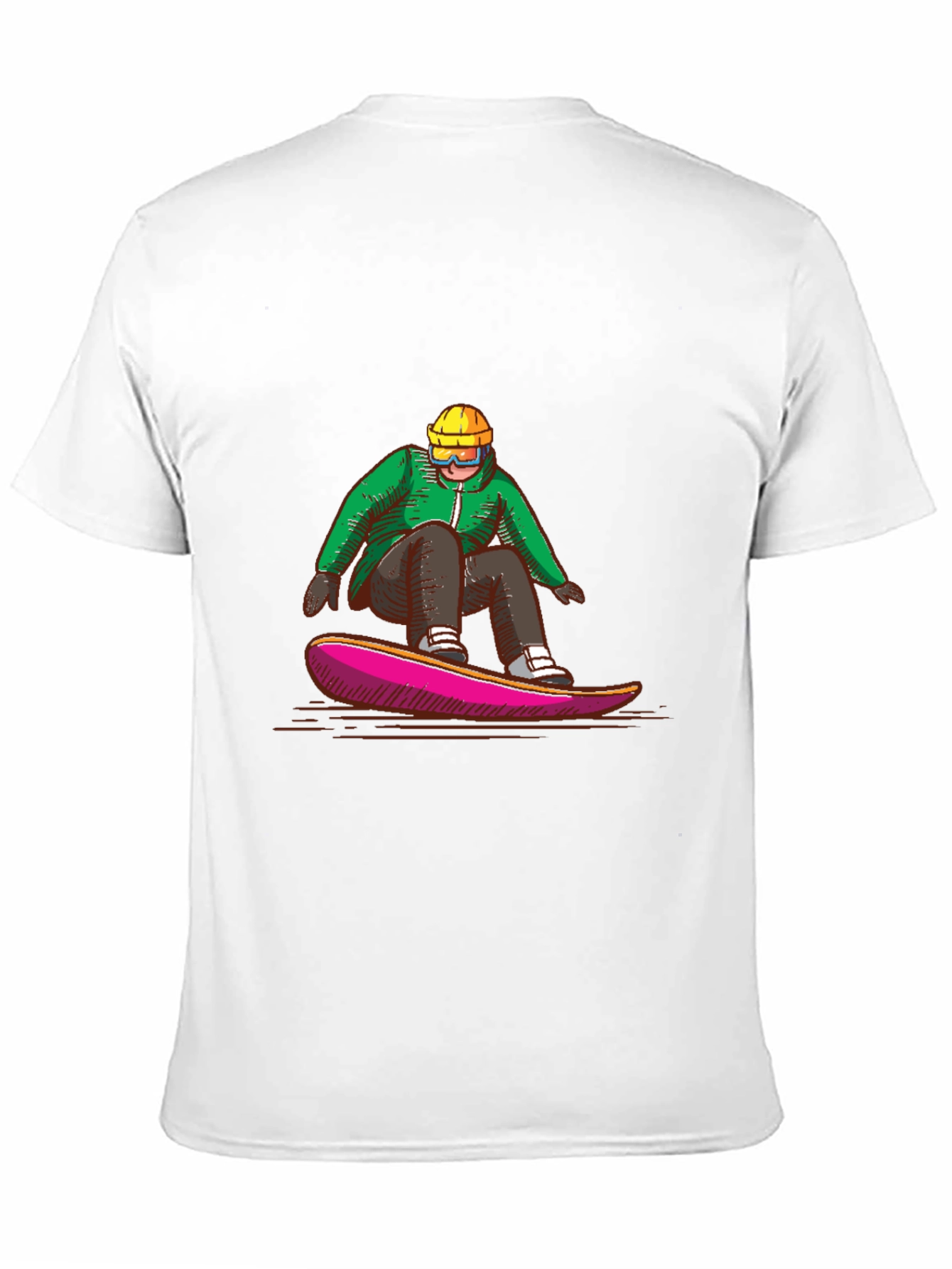 Snowboarder Graphic T-Shirt - Cool Design