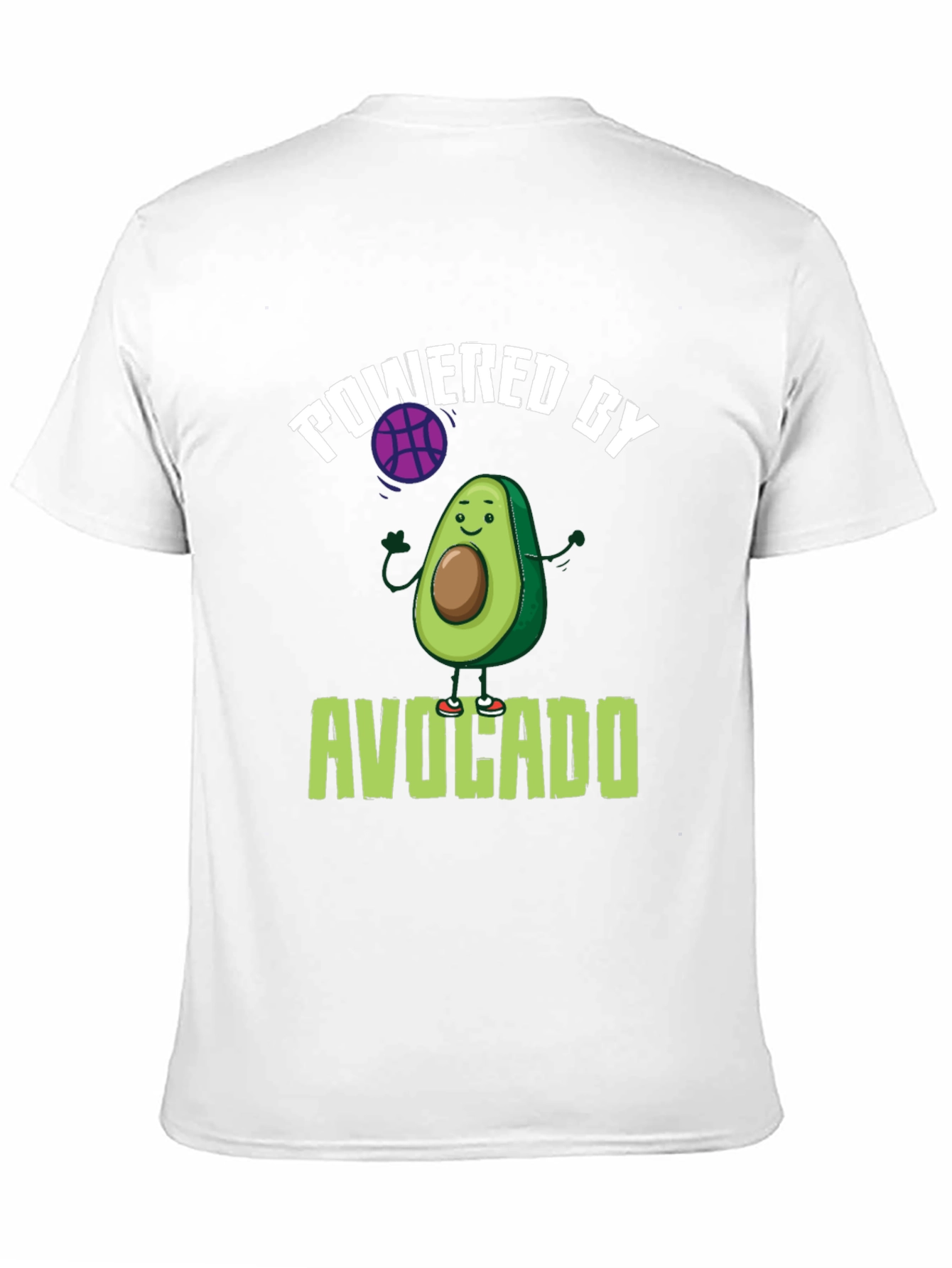 Powered by Avocado Black T-Shirt