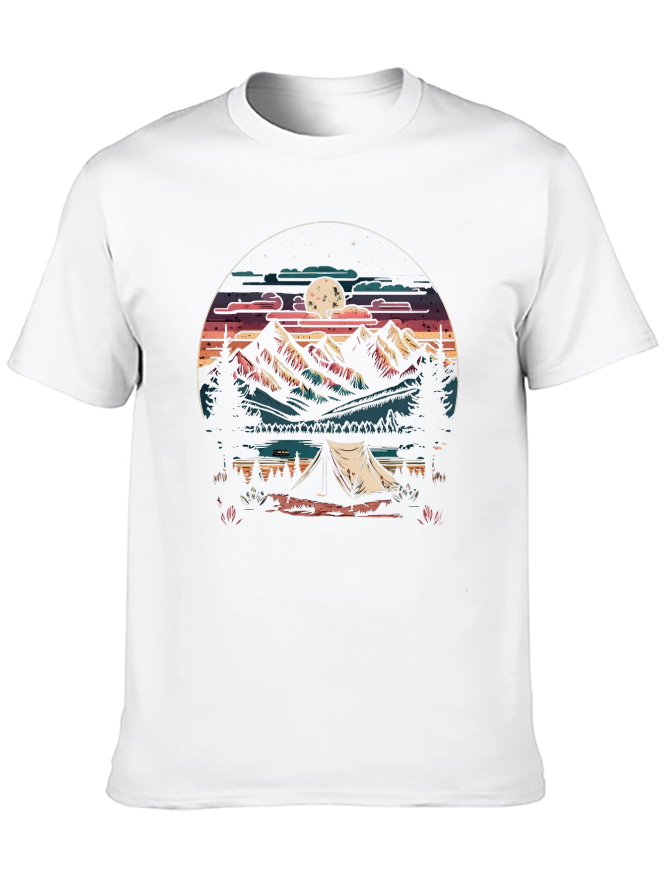 Camping Graphic T-Shirt - Adventure Awaits!