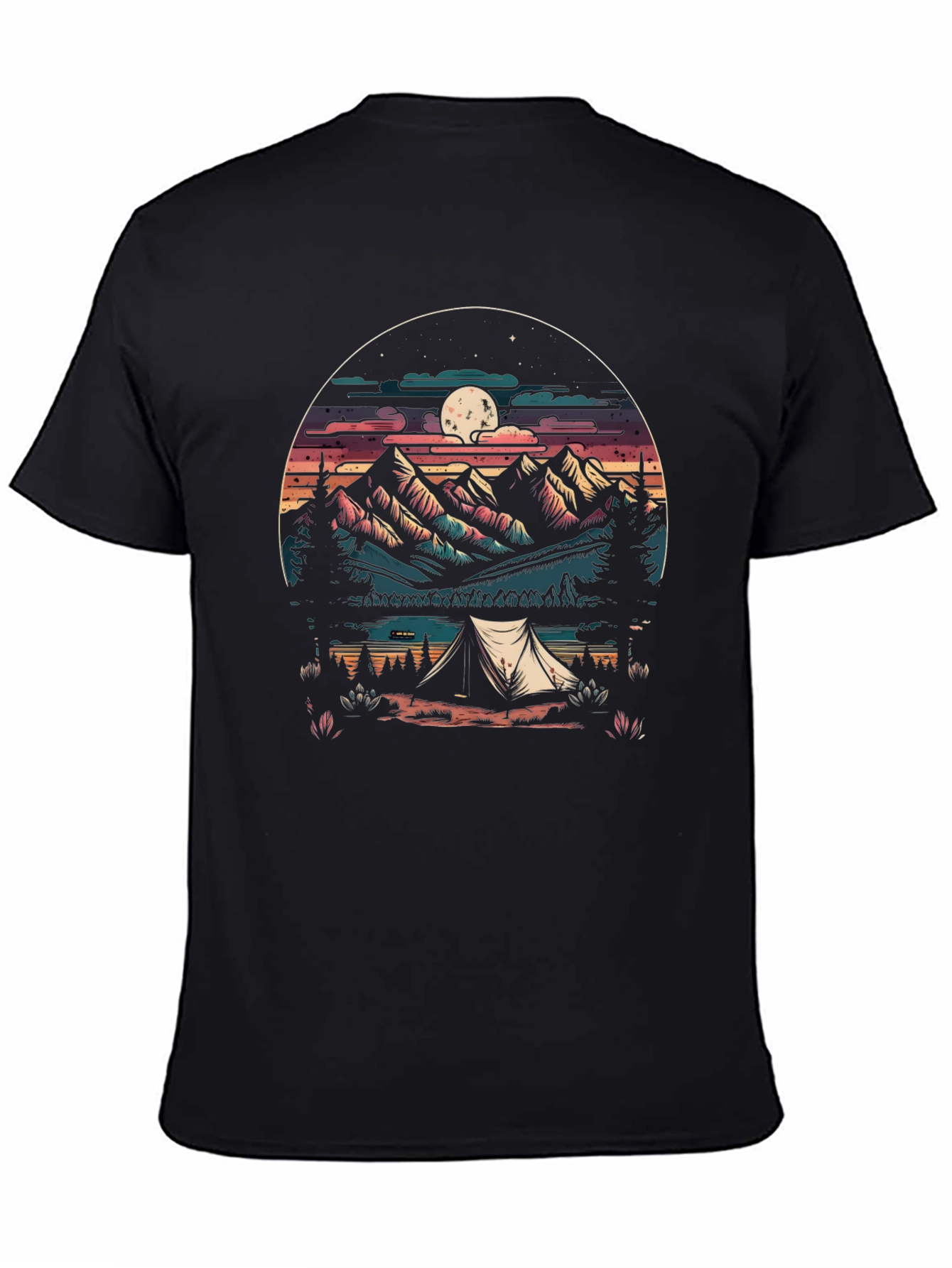 Camping Graphic T-Shirt - Adventure Awaits!