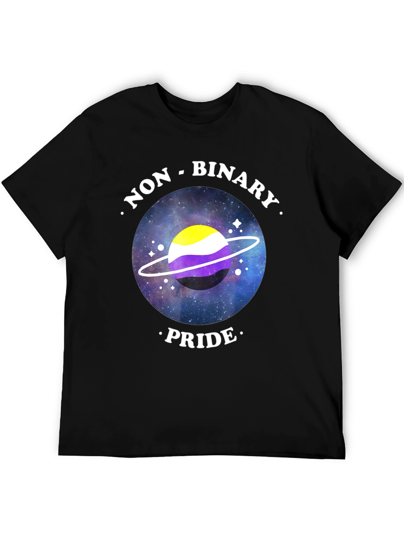 Non Binary Pride Galaxy T-Shirt