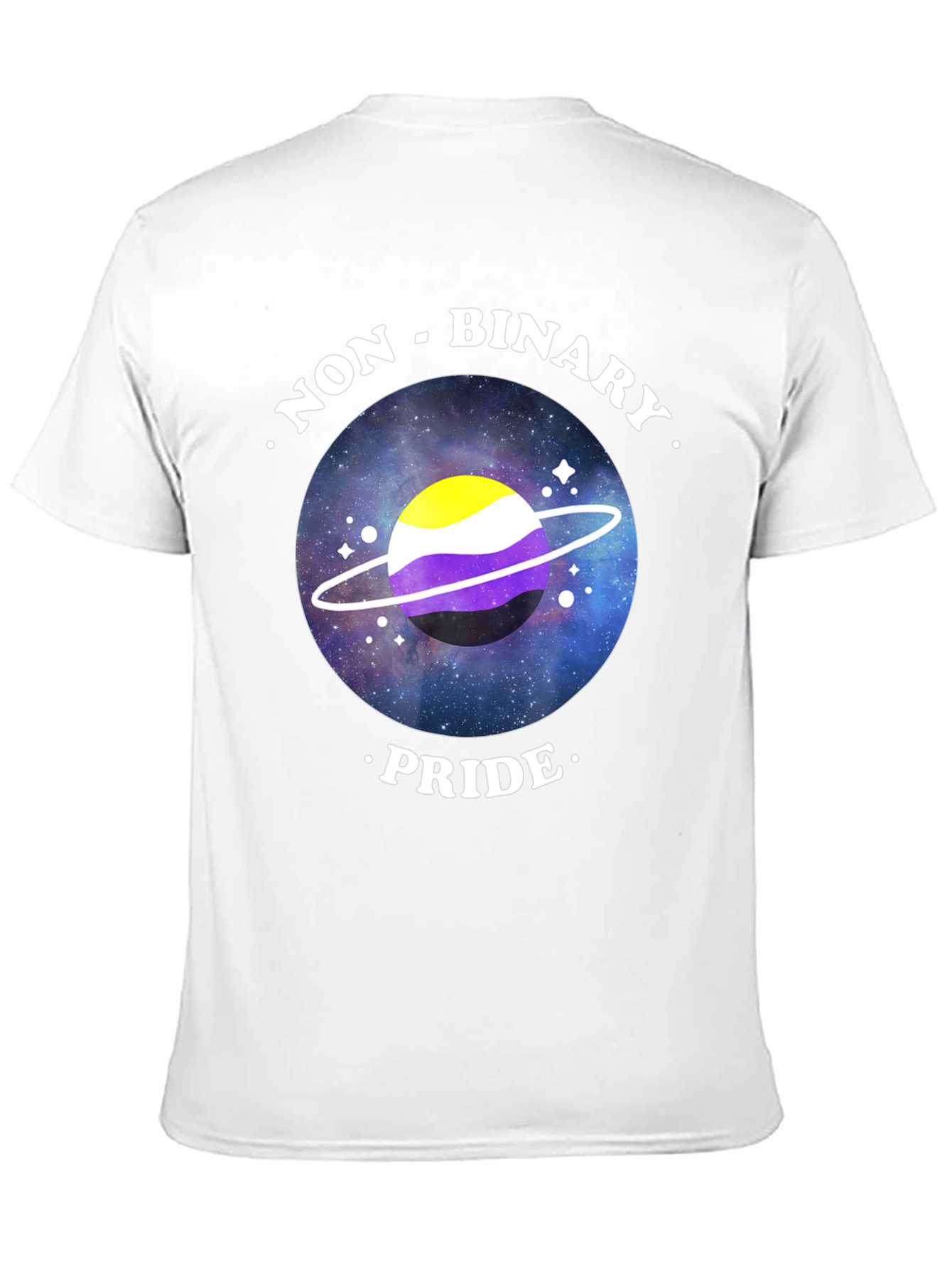 Non Binary Pride Galaxy T-Shirt