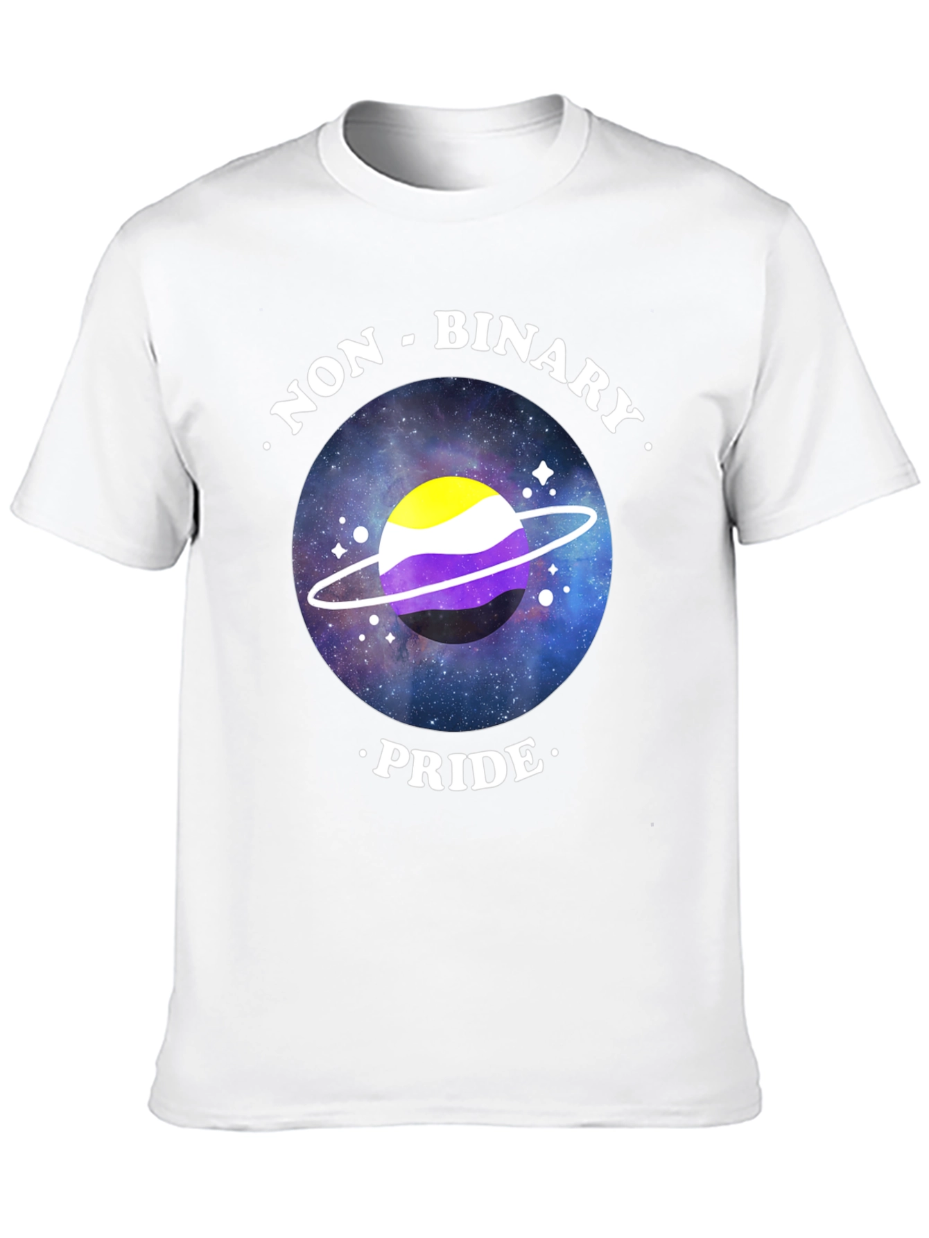 Non Binary Pride Galaxy T-Shirt