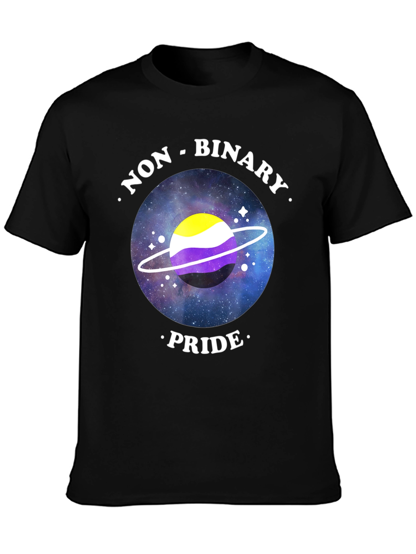 Non Binary Pride Galaxy T-Shirt