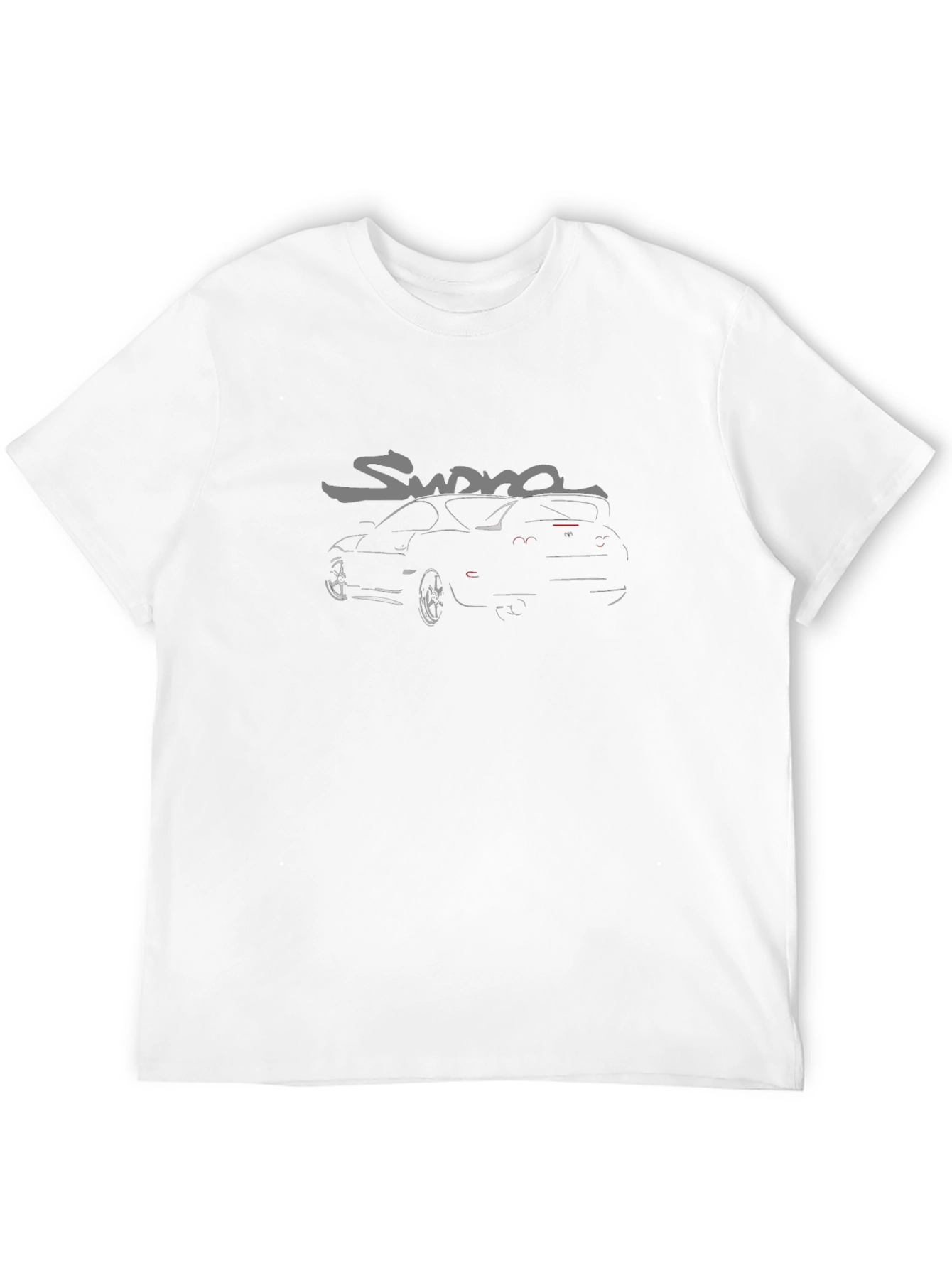 Supra Car Graphic Tee - Black Cotton Blend