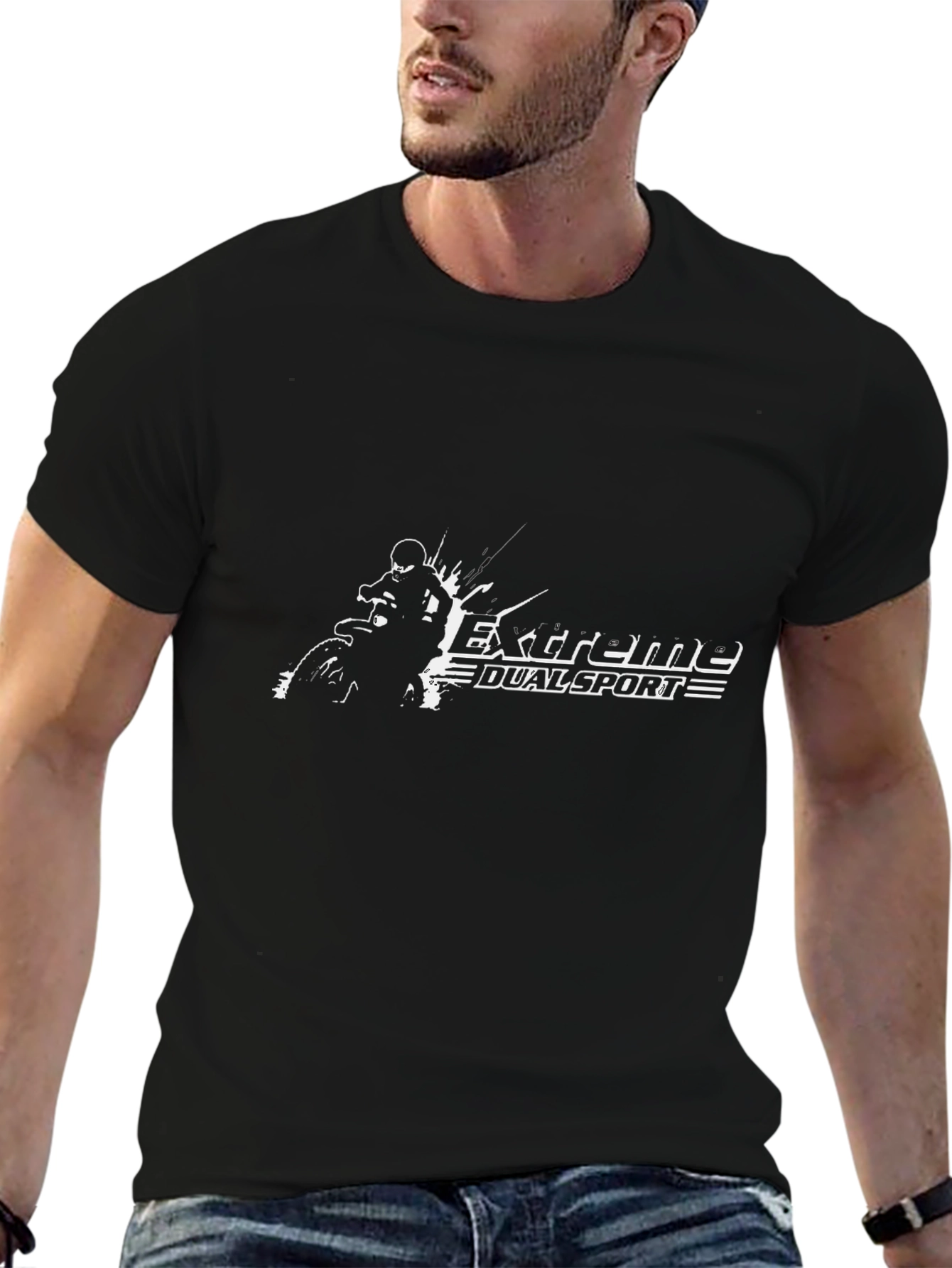 Extreme Dual Sport Graphic Tee - Black