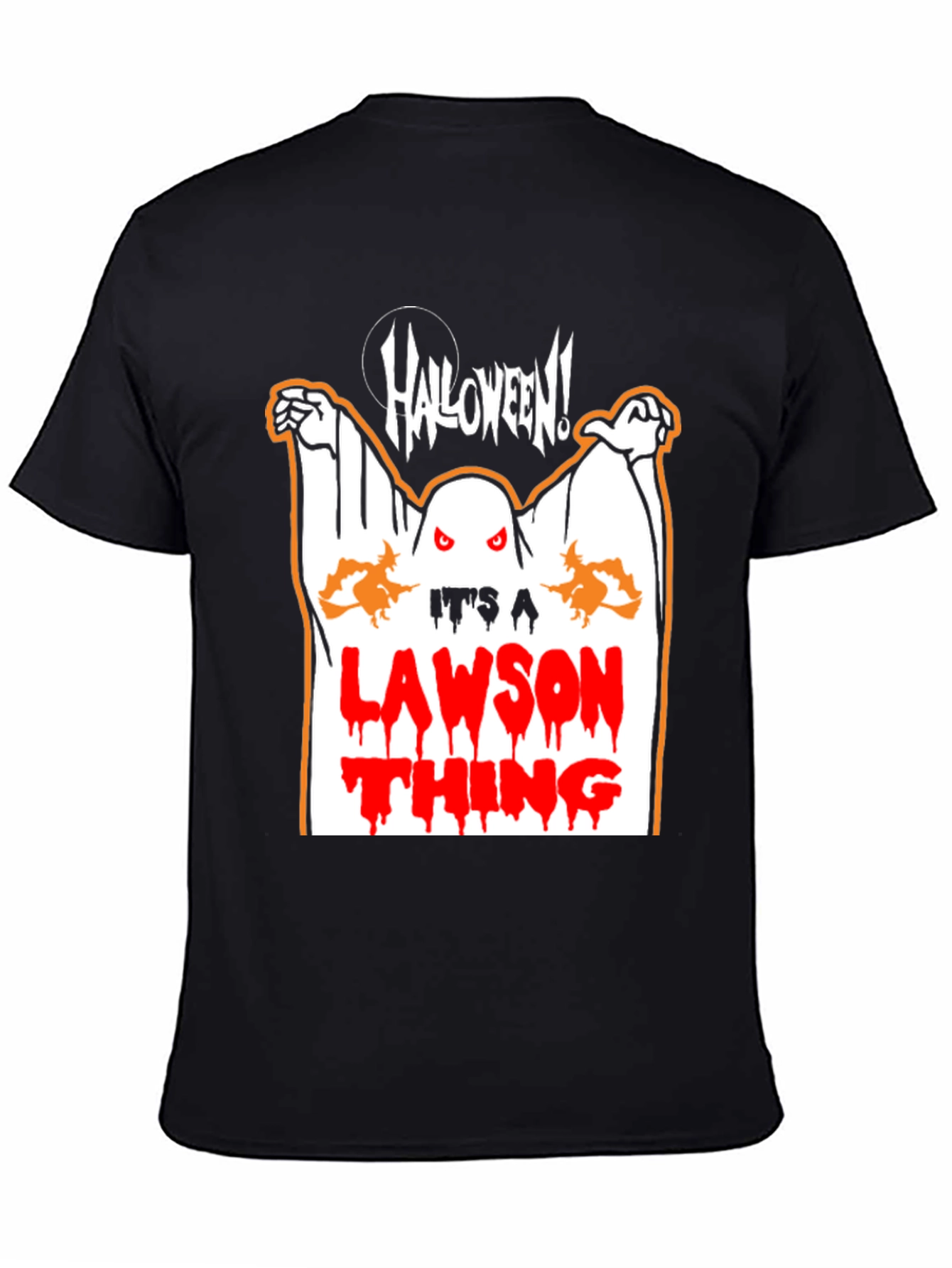 Halloween Lawson Thing Black T-Shirt