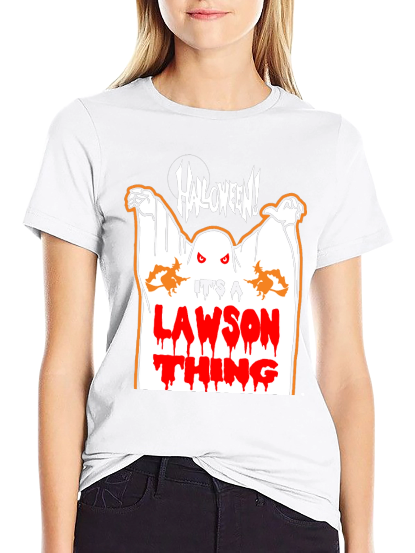 Halloween Lawson Thing Black T-Shirt