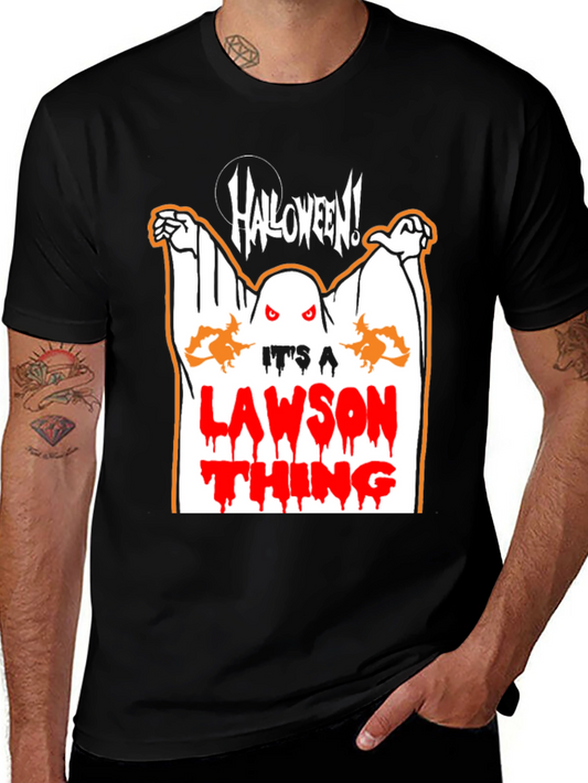 Halloween Lawson Thing Black T-Shirt