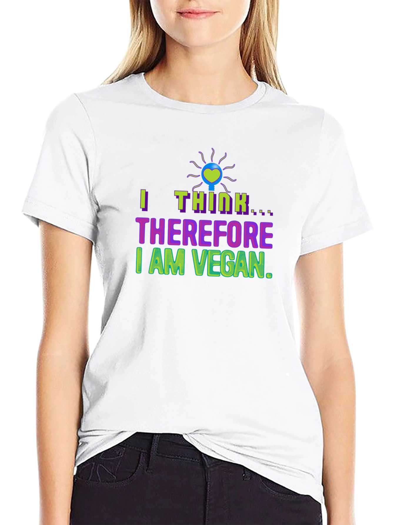 I Think Therefore I Am Vegan T-Shirt